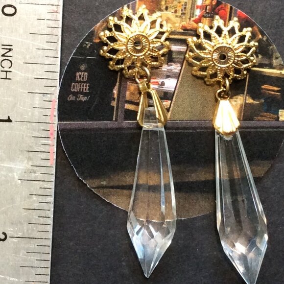 Bold, Bright, & Totally '80s These Earrings are Everything! #VintageGlam #Retro - Picture 1 of 2